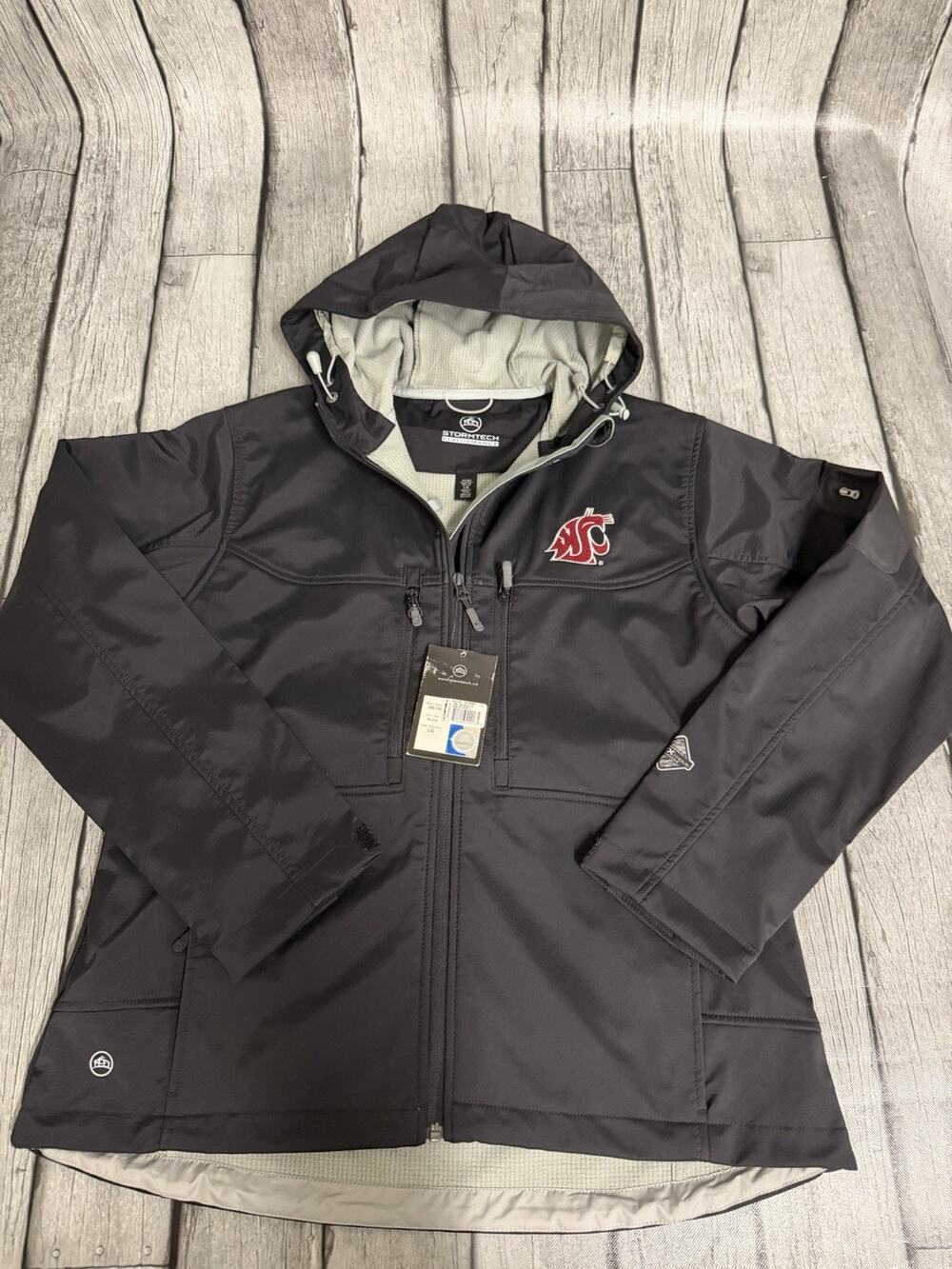 NWT Women’s Stormtech Performance Washington State Cougars Softshell Jacket LRG